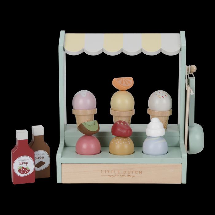 Little Dutch - Houten speelgoed ijskraam FSC
