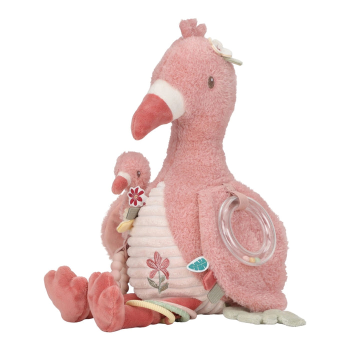 Little Dutch - Activiteitenknuffel Flamingo ­ Safari Friends GRS