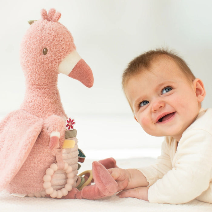 Little Dutch - Activiteitenknuffel Flamingo ­ Safari Friends GRS