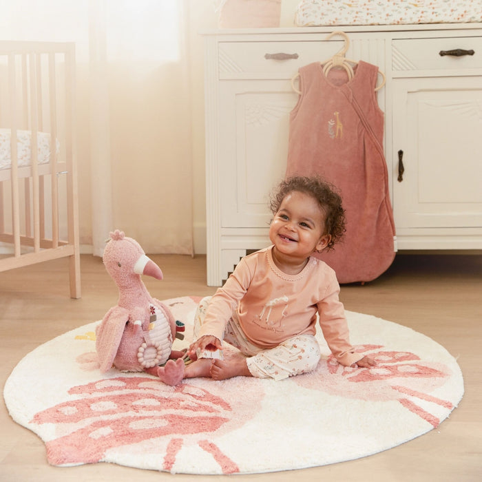Little Dutch - Activiteitenknuffel Flamingo ­ Safari Friends GRS