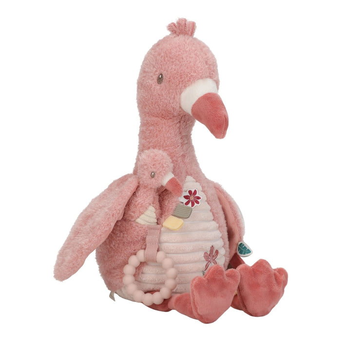 Little Dutch - Activiteitenknuffel Flamingo ­ Safari Friends GRS