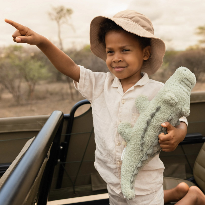Little Dutch - Knuffel Krokodil Groen - Safari Friends