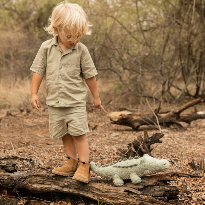 Little Dutch - Knuffel Krokodil Groen - Safari Friends