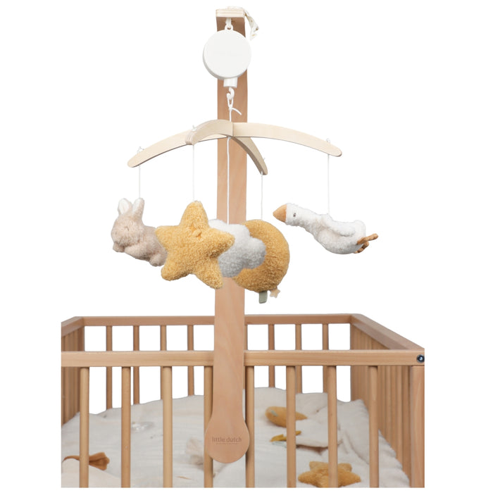 Little Dutch - Houten muziekmobiel Newborn Naturals FSC
