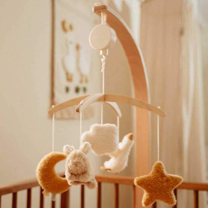 Little Dutch - Houten muziekmobiel Newborn Naturals FSC