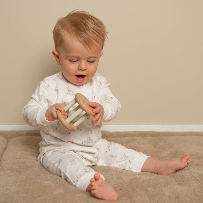 Little Dutch - Rammelaar Roller - Baby bunny FSC