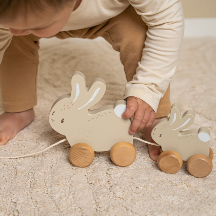 Little Dutch - Trekdier Konijnen - Baby bunny FSC