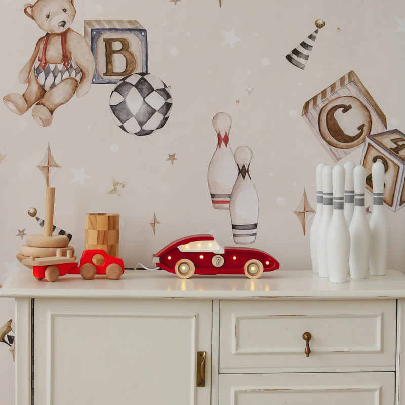 Little Lights - Race car mini lamp - Frecia rossa