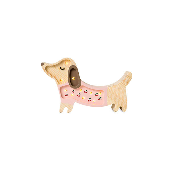 Little Lights - Puppy mini - Cherries on Pink
