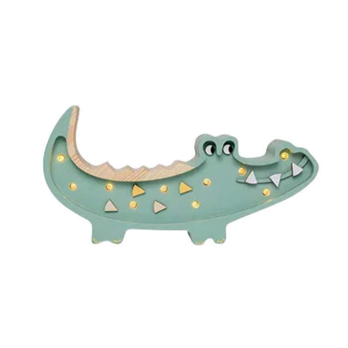 Little Lights - Crocodile mini lamp - Pastel Khaki