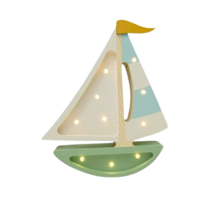 Little Lights - Sailboat Lamp - Olive tree