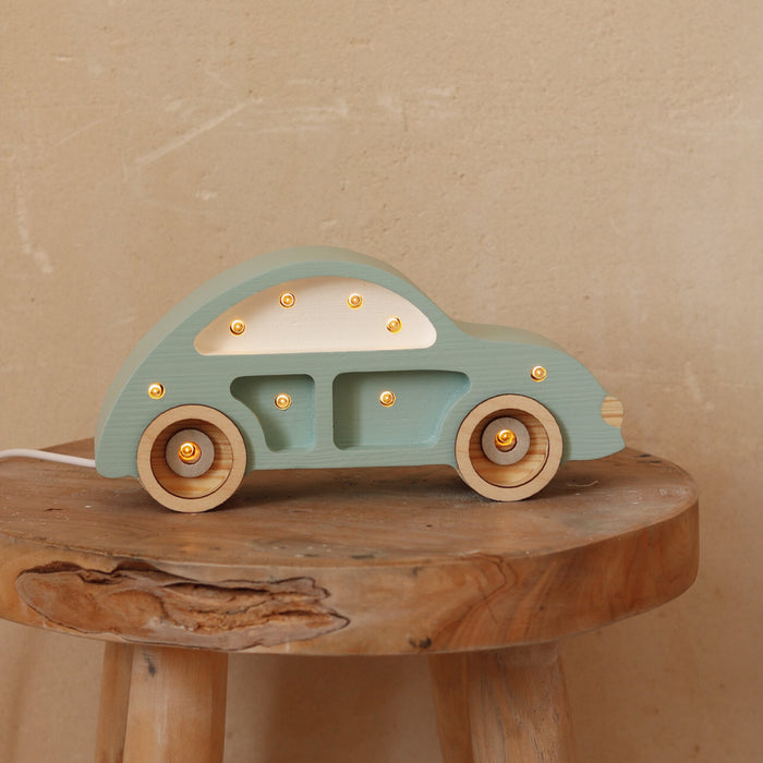 Little lights - Beetle car mini lamp - Retroblue