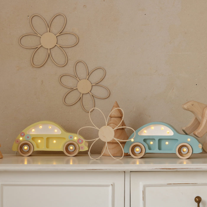 Little lights - Beetle car mini lamp - Retroblue