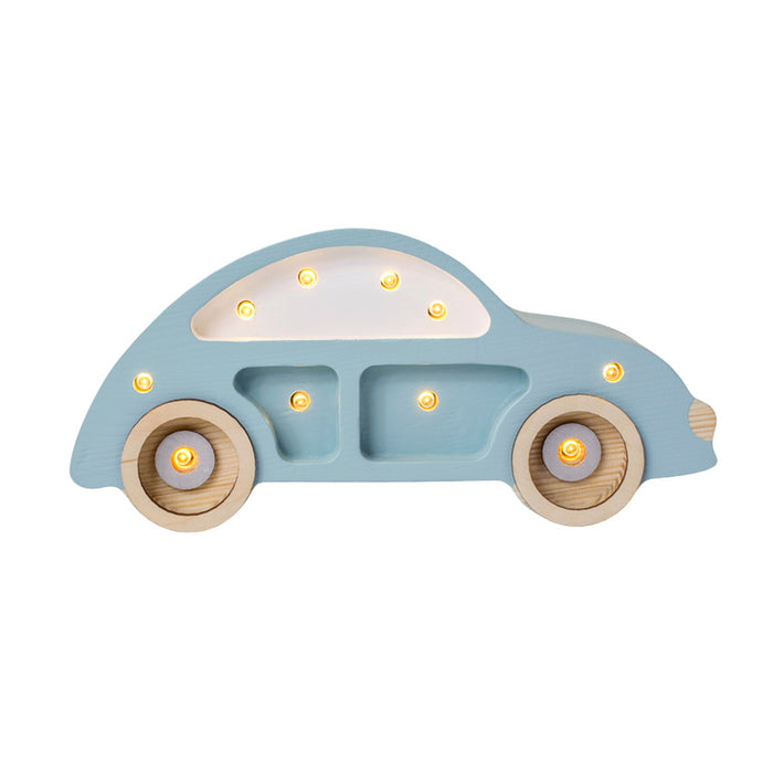 Little lights - Beetle car mini lamp - Retroblue