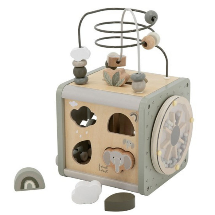 Label Label - Activity Cube - Olive green