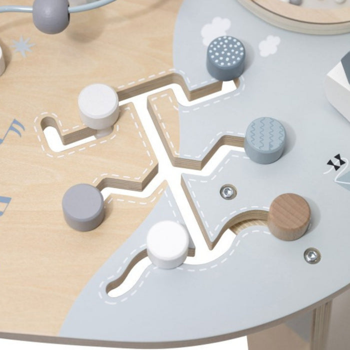 Label Label - Activity tabel - Blue