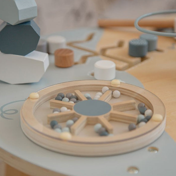 Label Label - Activity tabel - Blue