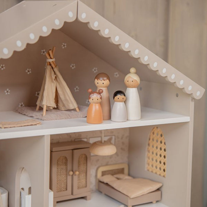 Label Label - Poppenhuis - Nougat