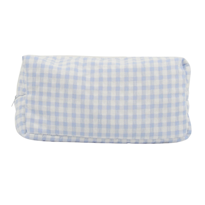 Living Nature - Toilettas Charlie - Wit/blauw