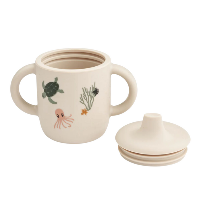 Liewood - Neil sippy cup - Sea creature / Sandy