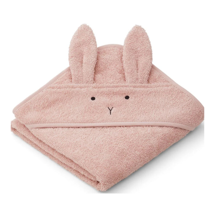 Liewood - Augusta hooded towel - Rabbit rose