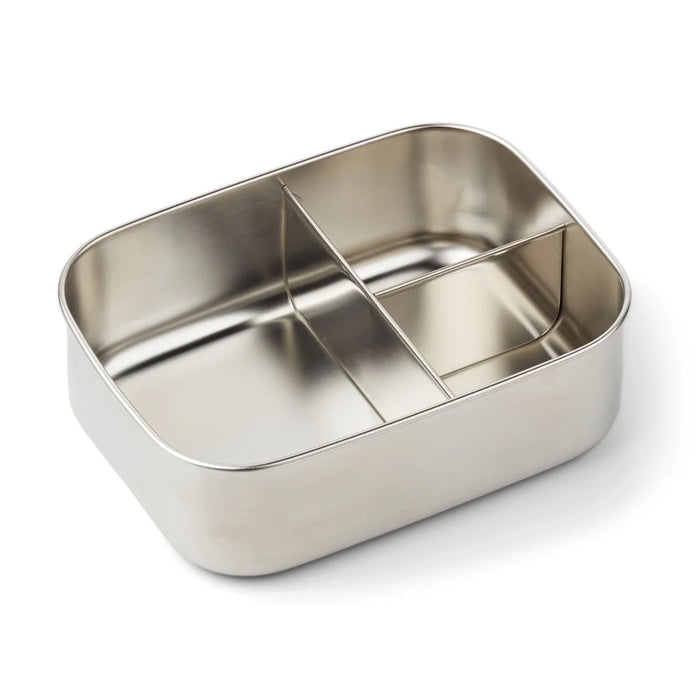 Liewood - Arthur steel lunchbox - Vehicles/dove blue mix
