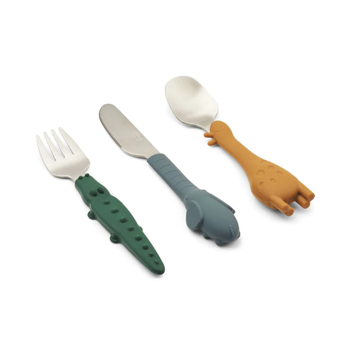 Liewood - Tove All Together Cutlery Set Golden caramel mix