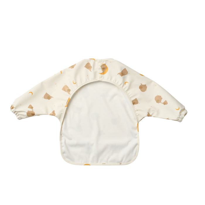 Liewood - Merle Printed Cape Bib - Elephant / Creme de la creme