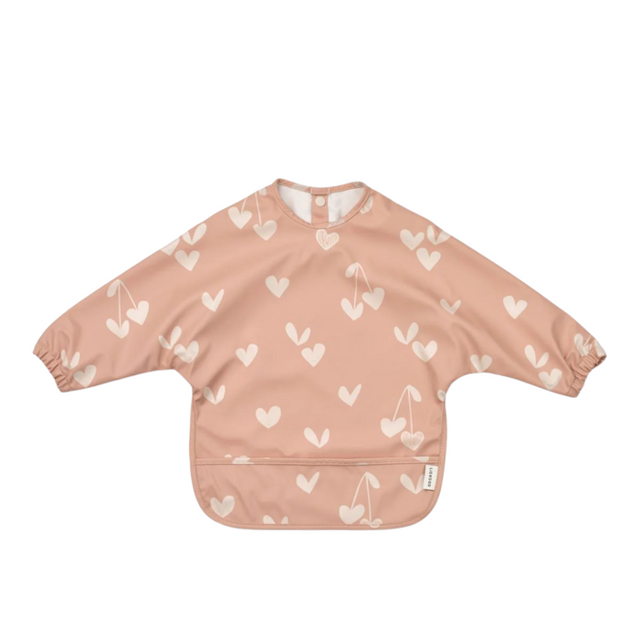 Liewood - Merle Printed Cape Bib - Sweethearts / Pale tuscany