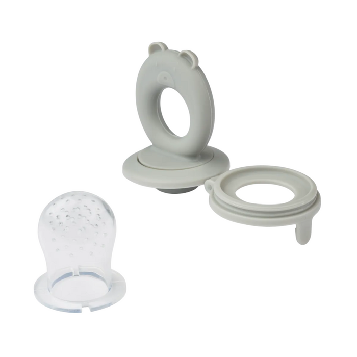 Liewood - Miranda bear shaped food feeder 2-Pack - Whale blue/Dove blue