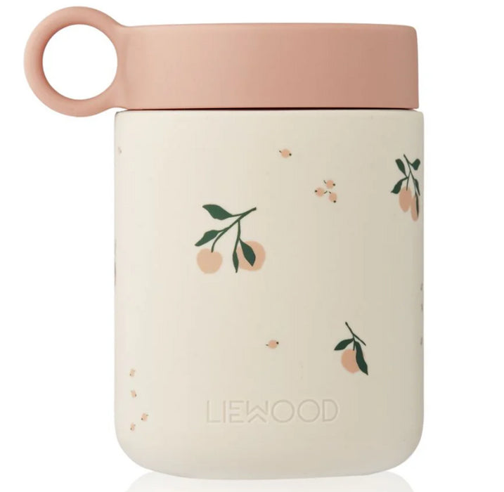 Liewood - Kian Printed Food Jar - Peach / Sea shell