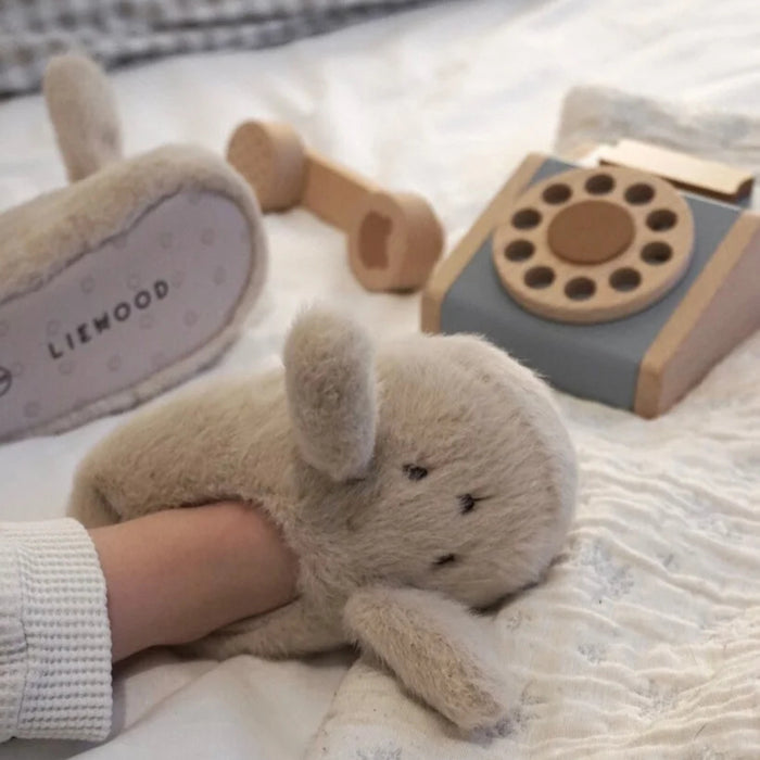Liewood - Aviaja Rabbit Slippers - Mist