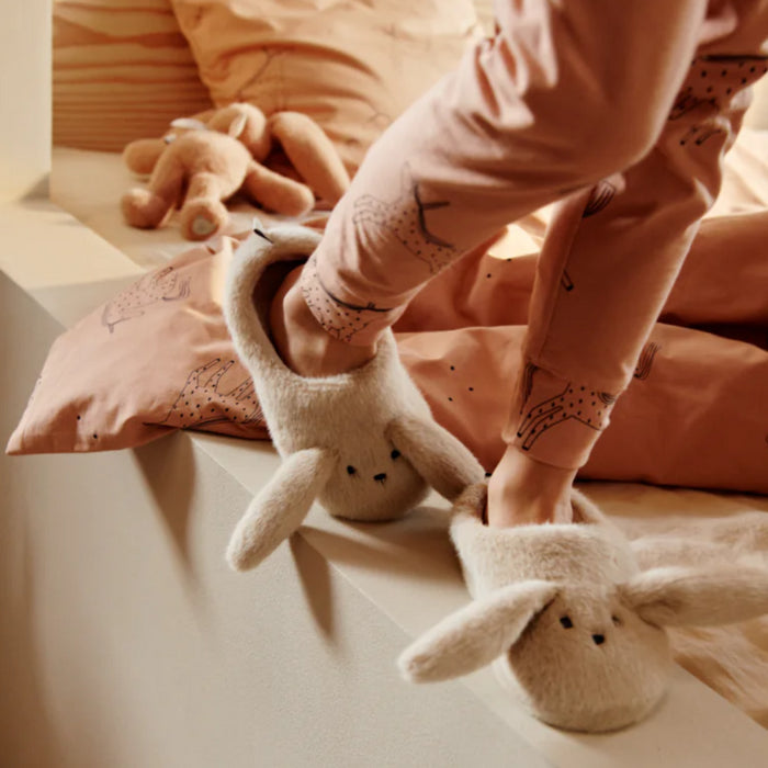 Liewood - Aviaja Rabbit Slippers - Mist