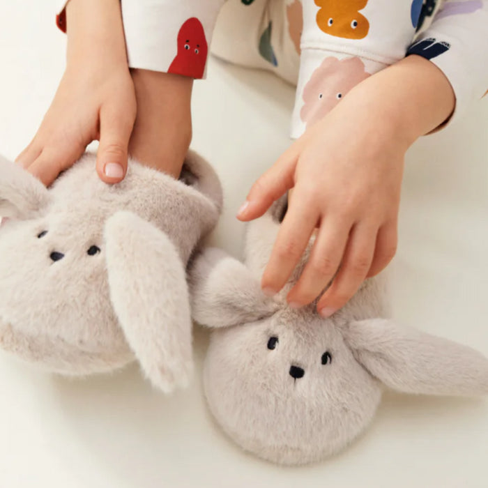 Liewood - Aviaja Rabbit Slippers - Mist
