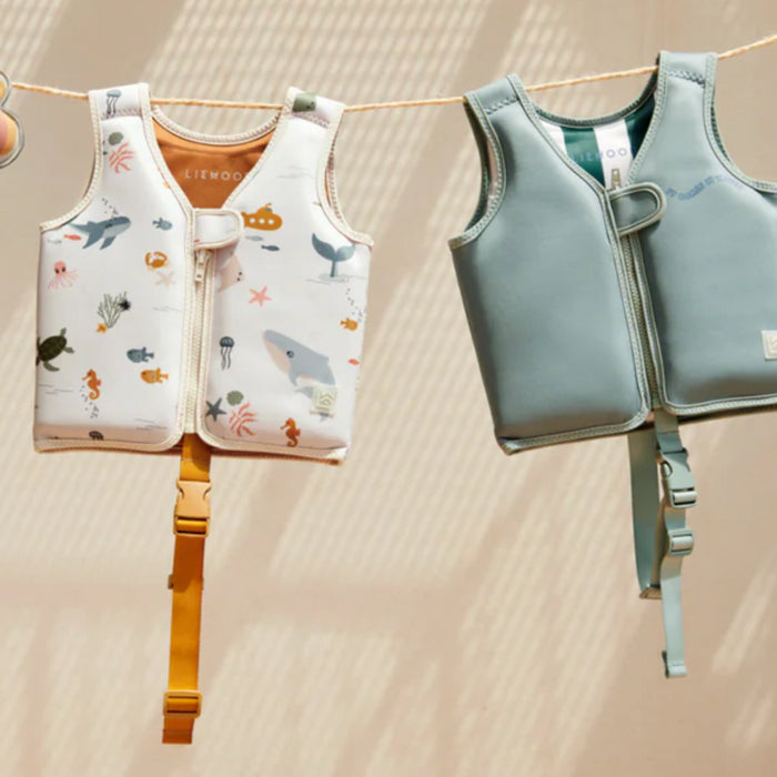 Liewood - Dove Swim Vest Peach/Sea Shell (15-19kg)