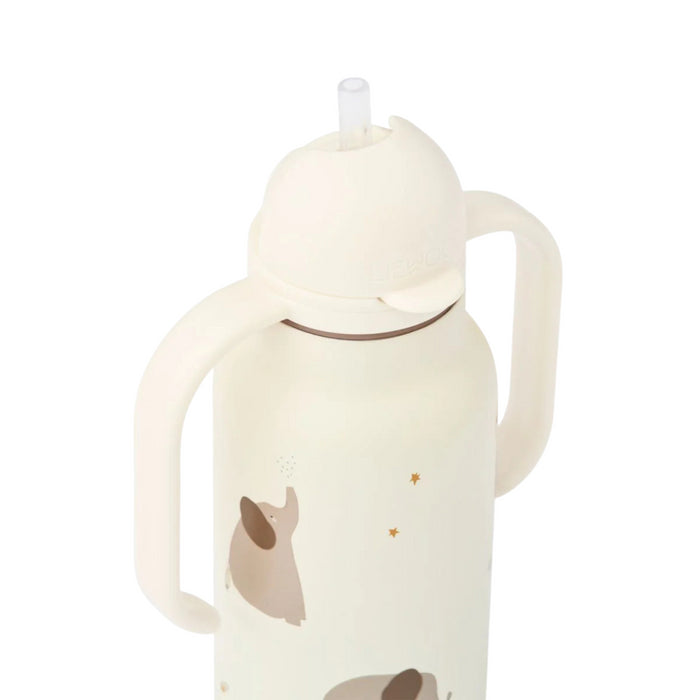 Liewood - Kimmie Water Bottle 250 ml -Elephant / Creme de la creme