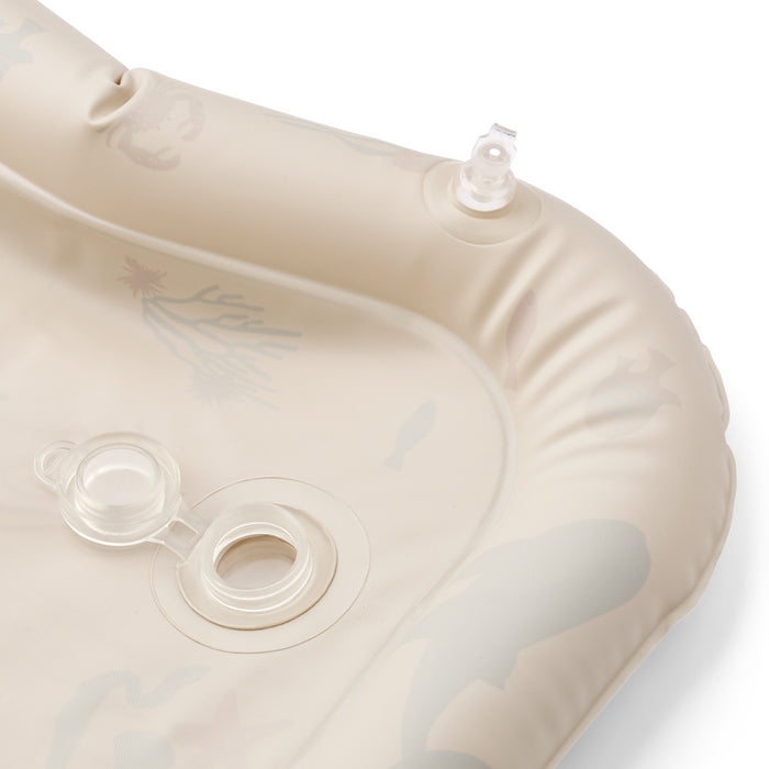 Liewood - Elin opblaasbare watermat – Sea creature/Sandy – Liewood