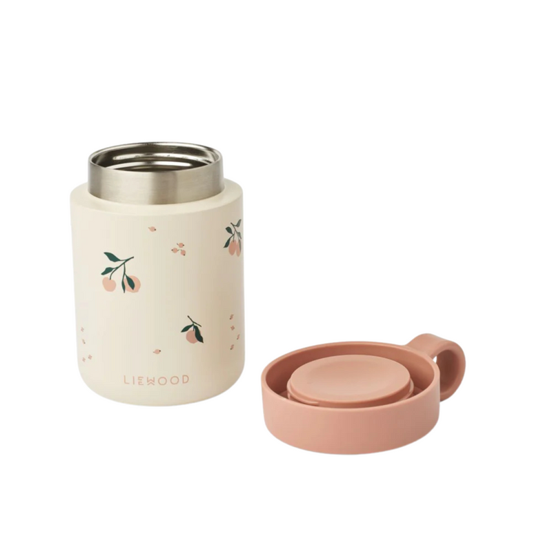 Liewood -Kiani food jar Peach / Sea shell
