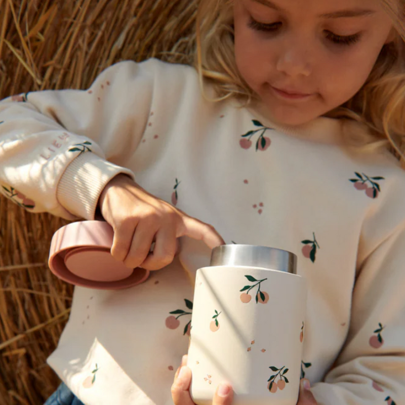 Liewood -Kiani food jar Peach / Sea shell