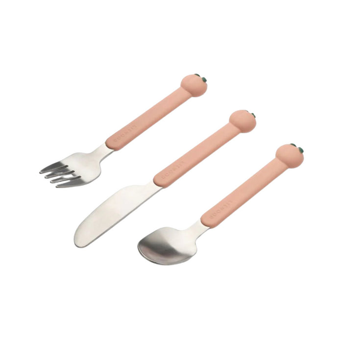 Liewood - Tove Peach Cutlery Set - Peach / Pale tuscany multi mix