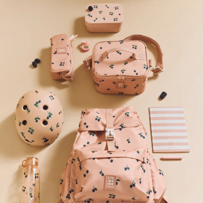 Liewood - Chelsey Printed Lunchbox Set - Berry/Pale Tuscany