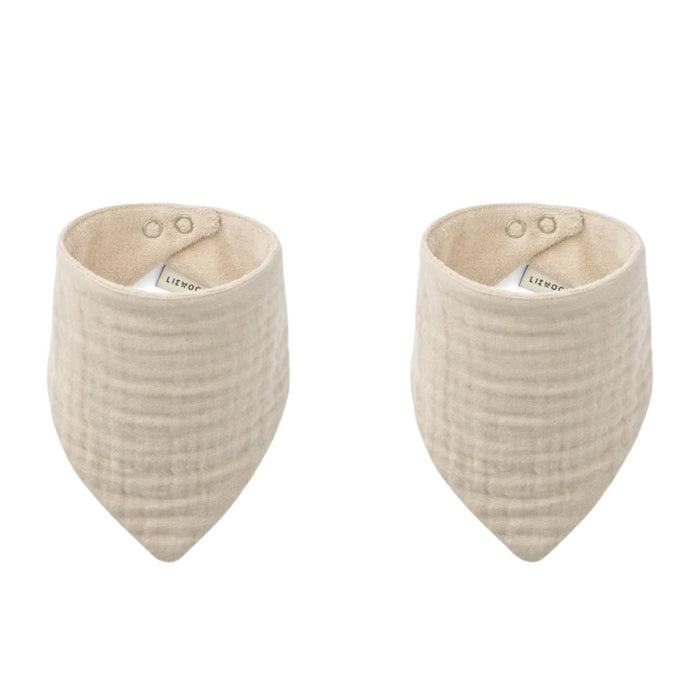 Liewood - Andrea Bib 2-pack - Sandy