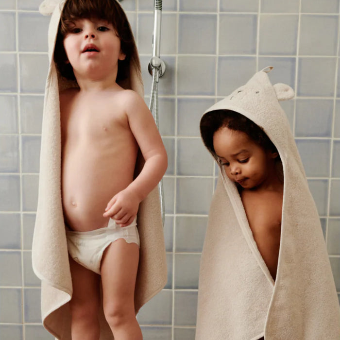 Liewood - Albert Polarbear Hooded towel - Sandy