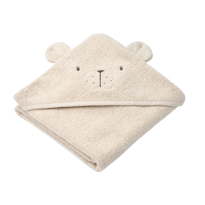 Liewood - Albert Polarbear Hooded towel - Sandy