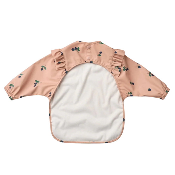 Liewood - Merle Ruffle Cape Bib - Berry / Pale Tuscany