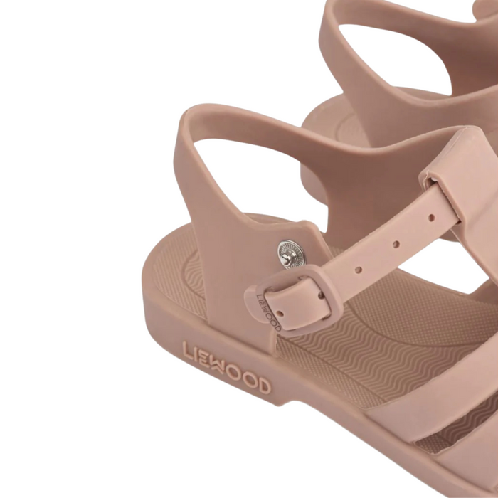 Liewood - Bre Sandals with charms - Peach / Dark rose