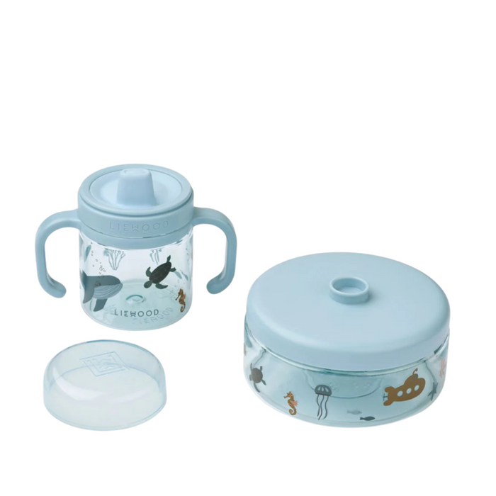 Liewood - Beatrix Tableware Set - Sea creature / Sandy