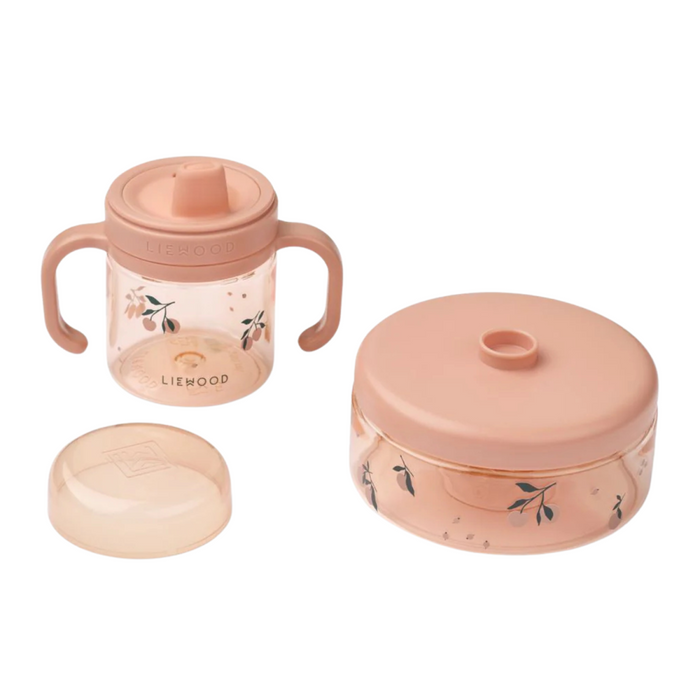 Liewood - Beatrix Tableware Set - Peach / Sea shell