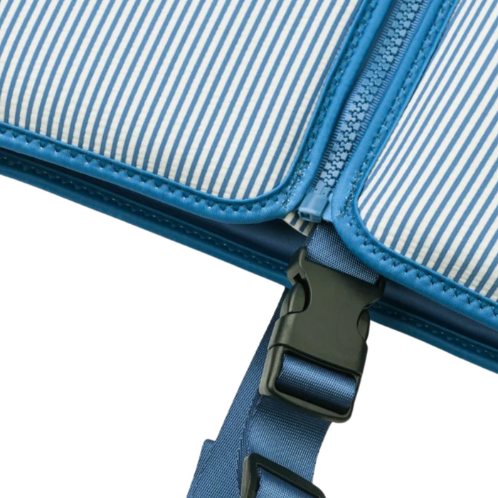 Liewood - Dove Seersucker Swim vest - stripe Riverside / Creme de la creme