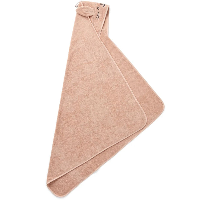 Liewood - Augusta hooded towel - Rabbit Tuscany Rose